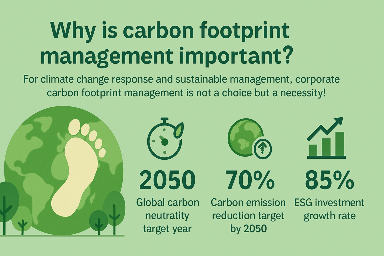 탄소발자국 관리의 중요성
